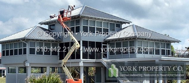 We take pride in educating our client building owners and managers that proper architectural metal cleaning, maintenance washing, metal refinishing and metal restoration is vital to keeping exterior anodized aluminum, painted aluminum and stainless steel protected from winter salt, corrosive oxidation, dirt, grime, graffiti, vandalism, hard water spots, efflorescence stains, algae, mold, mildew, damaging acid rain, chemical contamination, pollutants, calcium and mineral deposits.