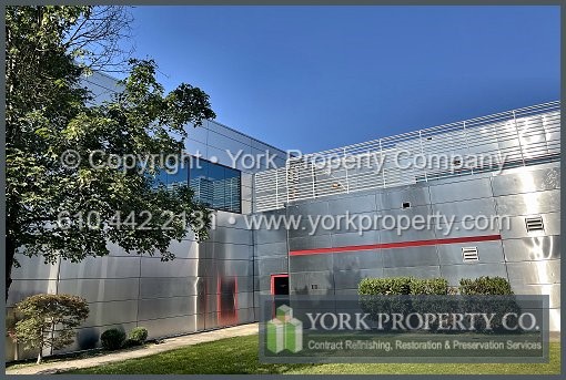 Expert company cleaning dirty stainless steel cladding paneling near me.