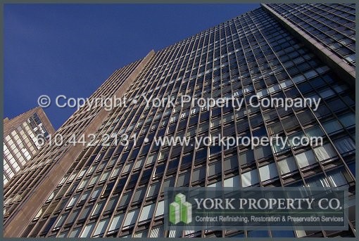 We are experts at oxidized anodized aluminum cladding cleaning, weathered anodized aluminum panel restoration, stained anodized aluminum building faade panel refinishing and faded anodized aluminum storefront window frame maintenance.