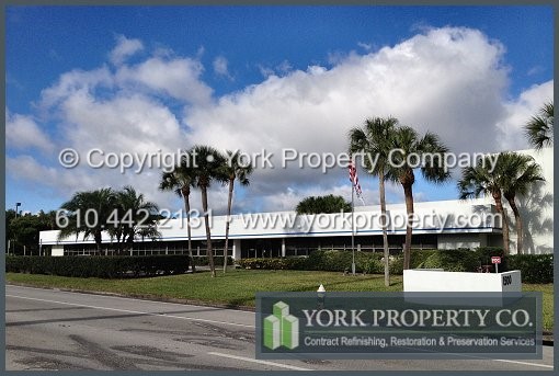 Oxidized and corroded anodized aluminum clad paneling restoration cleaning.