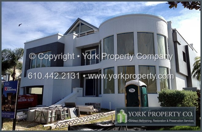 Painted aluminum clear protective coatings for the cleaning, repairing, restoring, restoration and preservation of iron oxide rust stained, pitted, scratched, acid etched, salt corroded, faded, chalked, bleached, oxidized, stained and sun / UV damaged painted aluminum.